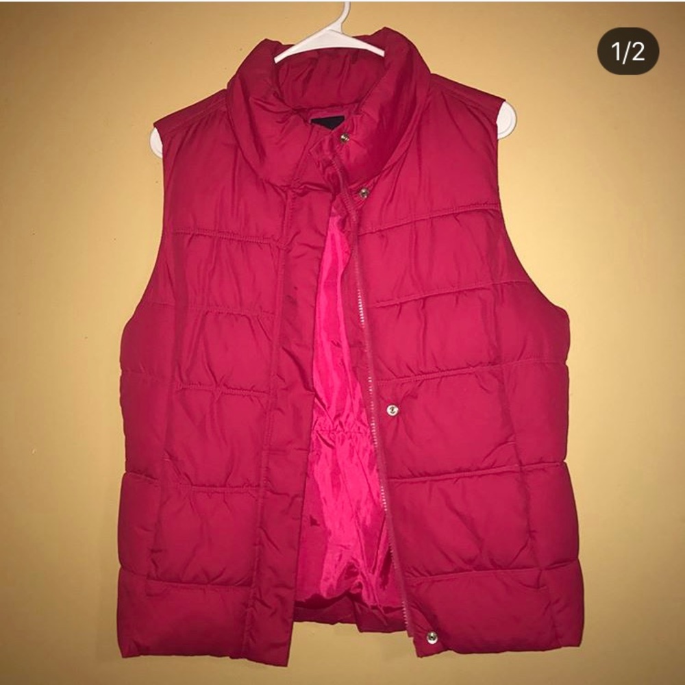 Pink gap vest